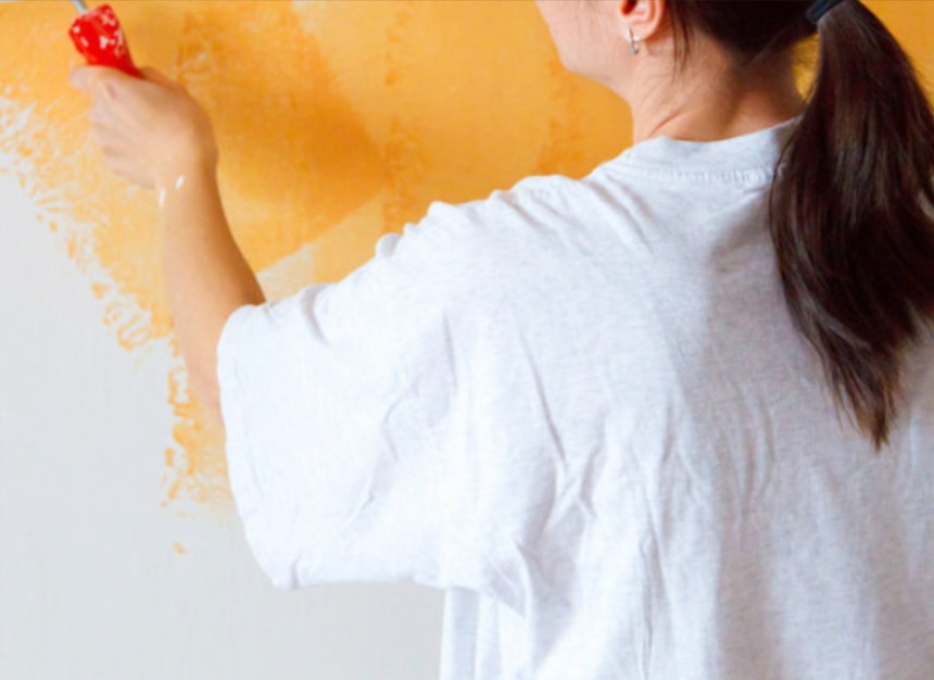 Pintando una pared